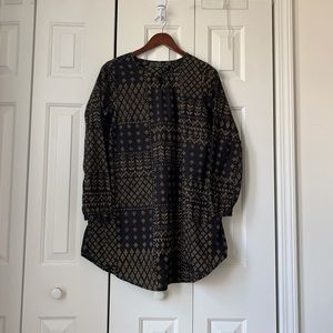 Gudrun Sjoden organic cotton tunic with nordic print